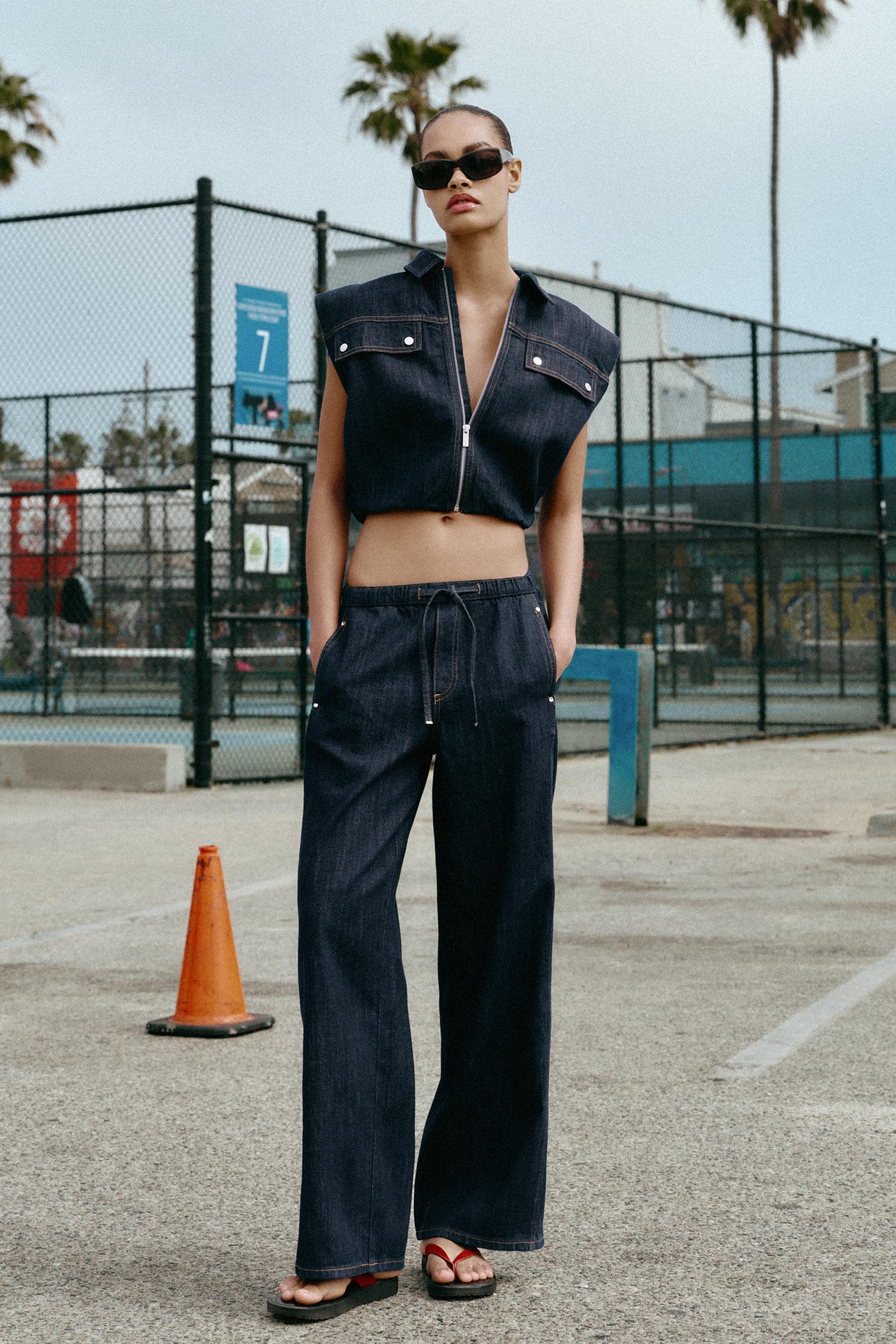 Z1975 MID-RISE WIDE LEG JOGGER JEANS